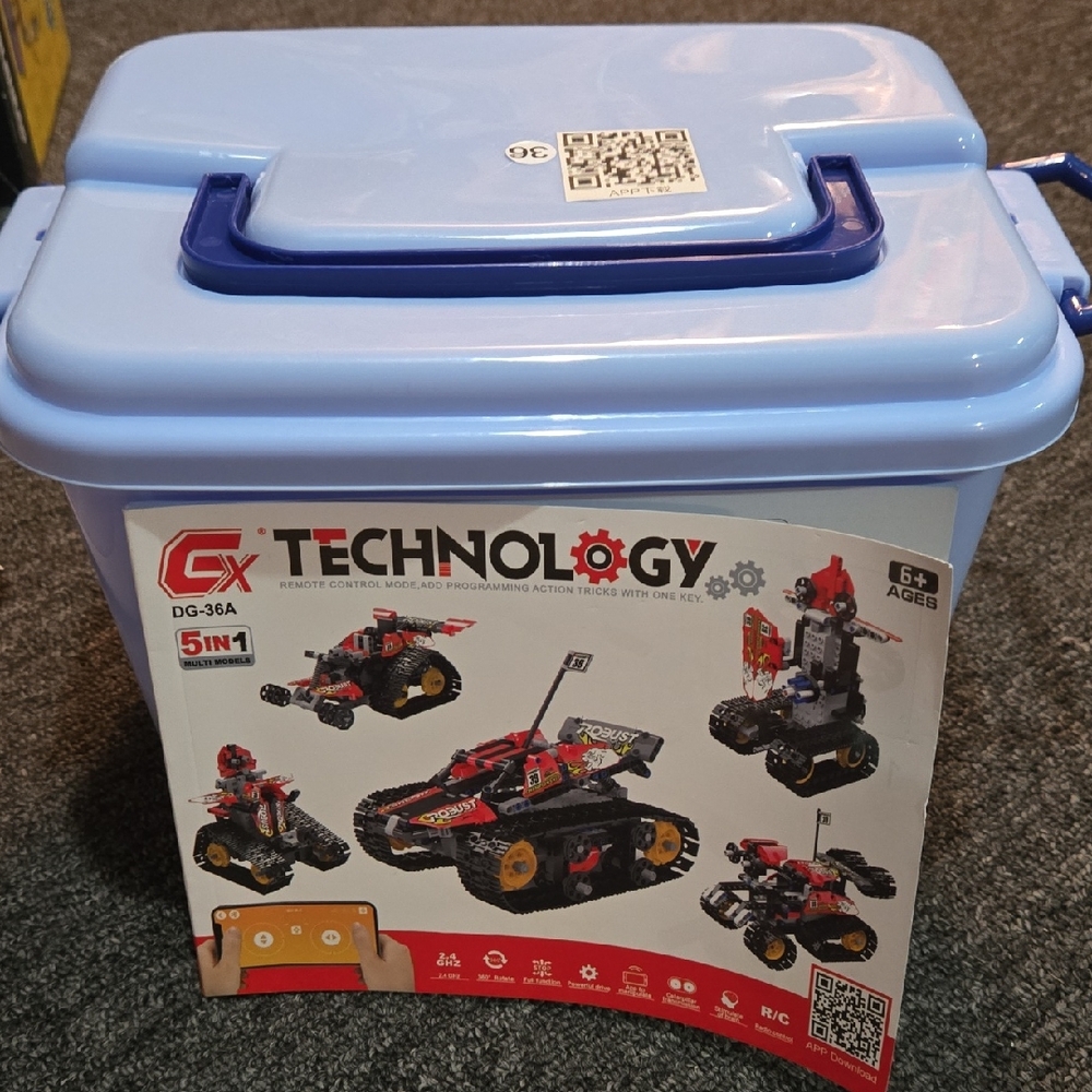 5-in-1 Remote Control Stem Cell Building Kit - Kids 8-12